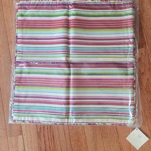 Pottery Barn Cirque Stripe Silk Decorative Pillow Cover